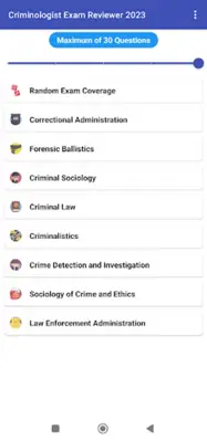 Criminologist Exam Reviewer 2024 android App screenshot 7